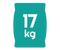 17 kg