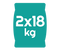 2x 18 kg