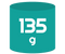 135 g-os