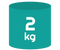 2 kg-os