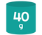 40 g-os