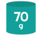 70 g-os