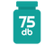 75 db