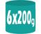 6x200g
