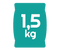 1,5 kg