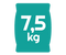 7,5 kg