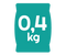 0,4 kg